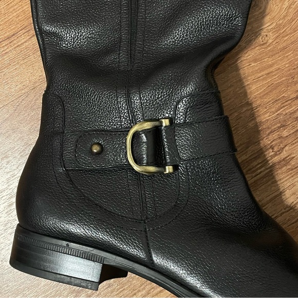 NWOT Naturalizer Jillian Wide Calf Knee High Tall Leather Riding Boot 7 - Picture 4 of 9